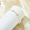 Natural Baroque Keshi & Cultured Freshwater Pearl Beaded Stretch Bracelets for Women BJEW-JB13993-2