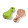 Baking Paint Opaque Acrylic Pendants OACR-H059-03-2