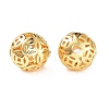 Rack Plating Brass Beads KK-S377-09G-2