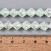Transparent Crackle Glass Beads Strands GLAA-Q115-04A-06-4