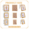 3Pcs 3 Styles Retro Resin Photo Frame Stand DJEW-WR0001-23-2