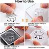 Globleland 9 Sheets 9 Style PVC Plastic Stamps DIY-GL0002-84I-3