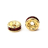 Brass Grade A Rhinestone Spacer Beads RSB036NF-09G-2