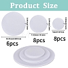 22Pcs 3 Styles Felt Anti-Slip Pad DIY-GF0011-30A-2