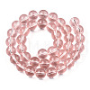 Transparent Glass Beads Strands X-GLAA-T032-T10mm-10-2