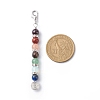 7 Gemstone Beaded Pendant Decoration HJEW-JM00758-3