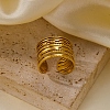 Brass Wide Band Cuff Open Rings KK-CBA8D1E-04G-1