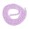 Baking Paint Pearlized Glass Pearl Round Bead Strands HY-Q003-4mm-47-A-3