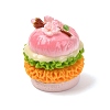 Opaque Resin Imitation Food Cabochons RESI-K029-06B-2
