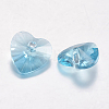 Faceted Glass Rhinestone Charms RGLA-F054-12x12-202-2