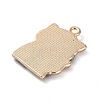 Alloy Enamel Pendants ENAM-M060-01KCG-03-2