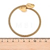 304 Stainless Steel Mesh Chain Bangles for Women BJEW-D460-05G-4