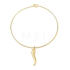 Pepper Brass Necklaces BJEW-Q350-06G-1