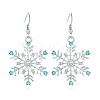 Snowflake Alloy Dangle Earrings FS-WGD9918-04-1