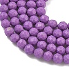 Synthetic Lepidolite/Purple Mica Beads Strands LS-G-G823-16-3mm-01-4