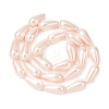 Electroplate Opaque Glass Imitation Pearl Beads Strands EGLA-H113-09A-01-2