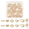 18Pcs 6 Styles Alloy Crystal Rhinestone Links Connector Charms ALRI-YW0001-40-1