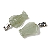 Natural Green Aventurine Pendants G-B127-10P-13-2