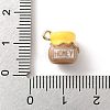 Alloy Enamel Pendants AL-CBA02ED-06G-C-3