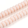 Opaque Spray Painted Glass Beads GLAA-ZX008-8mm-18H-1