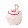 Brass Enamel Pendants KK-CBA8989-01A-2