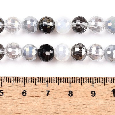 Electroplate Glass Bead Strands X-GLAA-Z006-01E-1