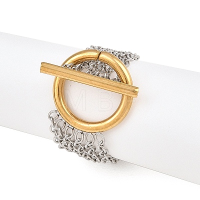 Multi Strand 304 Stainless Steel Cable Chain Rings SA-CBV3037-02GP-1
