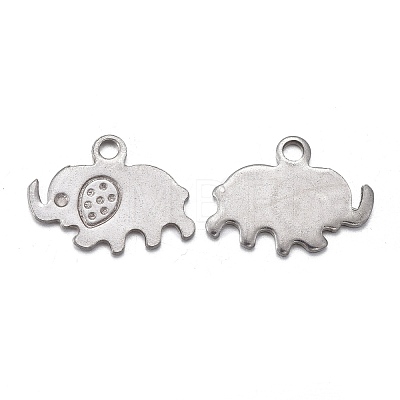 201 Stainless Steel Charms STAS-F255-041P-1