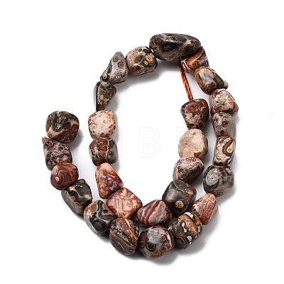 Natural Leopard Skin Jasper Beads Strands G-B161-A03-1