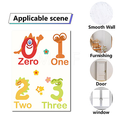 8 Sheets 8 Styles PVC Waterproof Wall Stickers DIY-WH0345-090-1