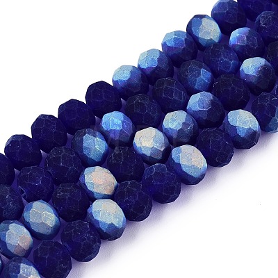 Transparent Glass Beads Strands LS-EGLA-A044-T8mm-MB06-1