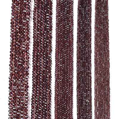 Electroplate Glass Beads Strands EGLA-A044-T4mm-A13-1