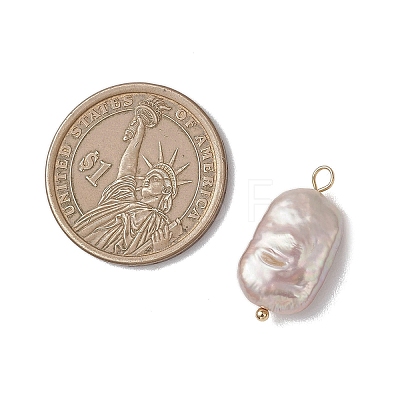 Natural Keshi Pearl Pendants PALLOY-JF04801-1