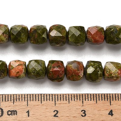 Natural Unakite Beads Strands G-H078-C03-01-1