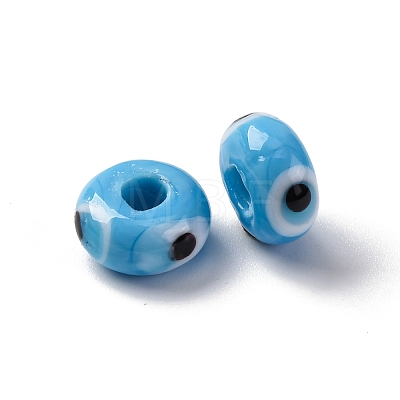 Handmade Evil Eye Lampwork Beads LAMP-F021-01-01-1