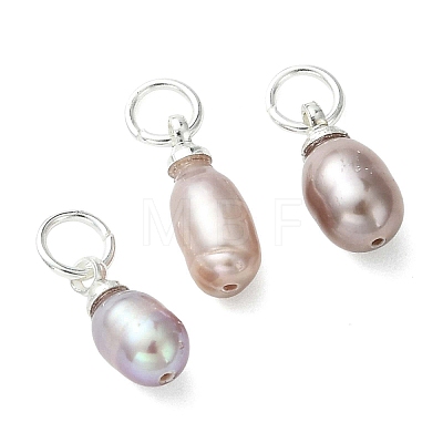 Natural Cultured Freshwater Pearl Pendants PALLOY-JF05301-02-1