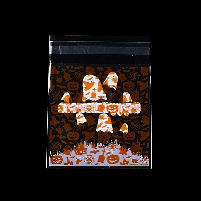 Halloween Theme Plastic Bakeware Bag OPP-Q004-01C-1