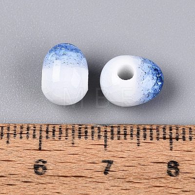 Handmade Crackle Porcelain Beads PORC-Q008-06B-06-1