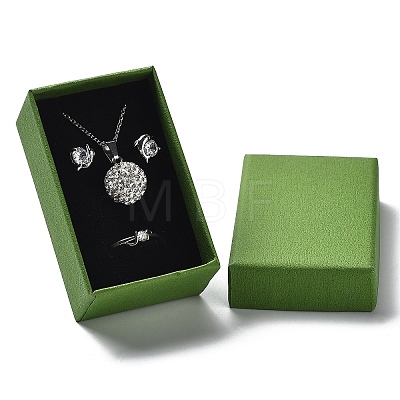 Cardboard Jewelry Set Boxes X-CBOX-C016-03D-01-1