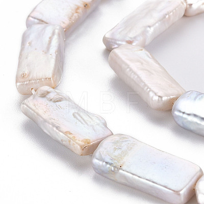 Natural Keshi Pearl Beads Strands PEAR-S020-D03-1