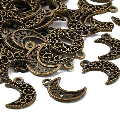 Tibetan Style Alloy Pendants TIBE-S306-05AB-NR-1
