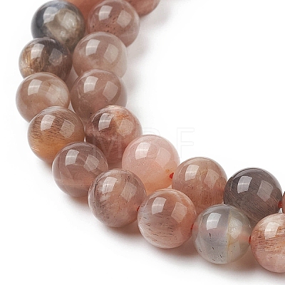Natural Multi-Moonstone Beads Strands G-I247-14B-01A-1