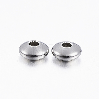 Non-Tarnish 201 Stainless Steel Spacer Beads X-STAS-H376-50-1