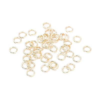 Brass Jump Rings X-KK-WH0060-01A-G-1