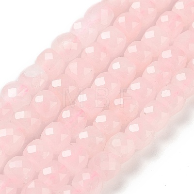 Natural Rose Quartz Beads Strands G-H028-A03-01-1