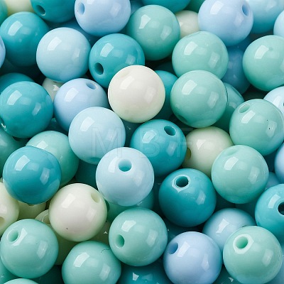 Opaque Acrylic Beads SACR-Q004-02B-1