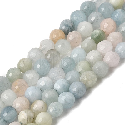Natural Morganite Beads Strands GG-CBA0166-A01-6mm-1