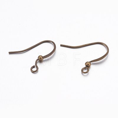 Brass Ear French Earring Hooks LS-KK-K225-11-AB-1