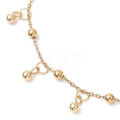 304 Stainless Steel Satellite Chains Anklets AJEW-AN00690-1