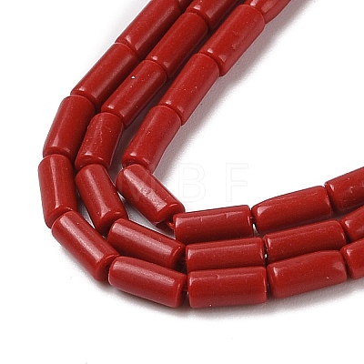 Dyed Synthetic Coral Beads Strands CORA-P010-02-1